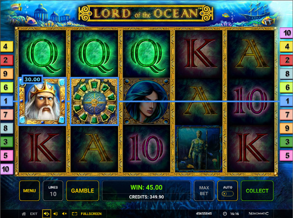 Игровой автомат Lord Of The Ocean - за морскими сокровищами в Вулкан казино